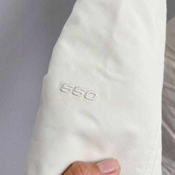 The North Face Outer Boroughs Faux Fur 550 Fill Down Parka Vintage White Size XS - Picture 7 of 12